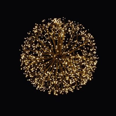 Gömb akasztós 384 Led meleg fehér