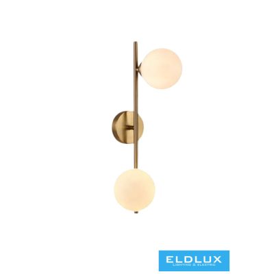 UNIVERSO Fali lámpa 2xG9 max.10w 200x500mm IP20 Óarany 5év