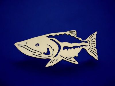 Lézervágott hal fali dekoráció