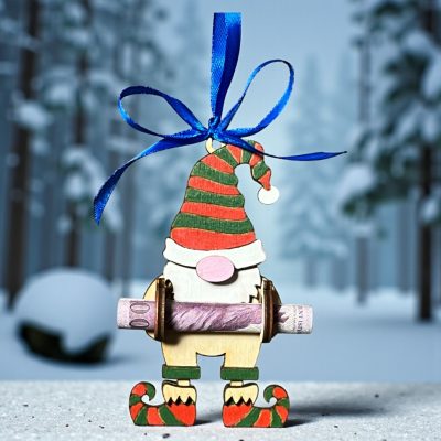 Bankjegy tartó függő manó