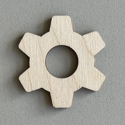 Fogaskerék forma - 10 db/csomag