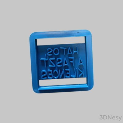 Hatos, a faszt, kilenc süti kiszúró 8x8