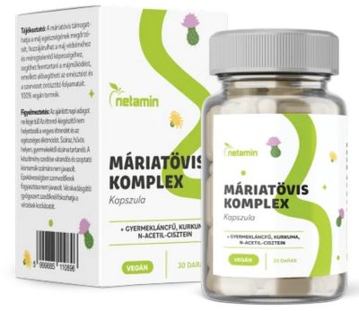 Netamin "Máriatövis komplex" kapszula - 30 db