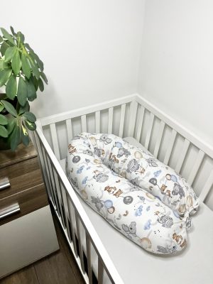 Egyenes vonalú kismamapárna Lufis állatok