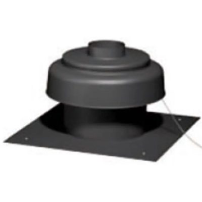 TRICOX KF90 kürtőfedél fekete 160 mm