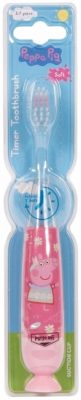 Peppa Malac fogkefe időzített villogóval és tapadókoronggal gyermekeknek több színben (12/144 kínáló/karton)
