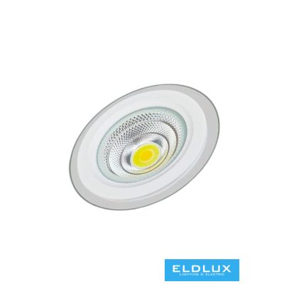 UNIVERSO Süllyesztett spot lámpa 7w 660lm CCT.kap 120° IP20 Fehér D120mm kivágás:95mm