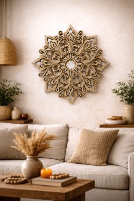 3D Mandala - Arany Virágzás