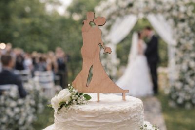 Esküvői Tortadísz (Csók)