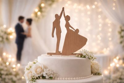 Esküvői Tortadísz (Táncoló Pár)
