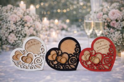 Esküvői Gyűrűtartó