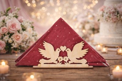 Szerelmes Esküvői Szalvétatartó