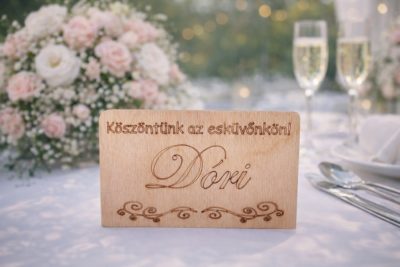 Esküvői Ültető Kártya (Sima Név)
