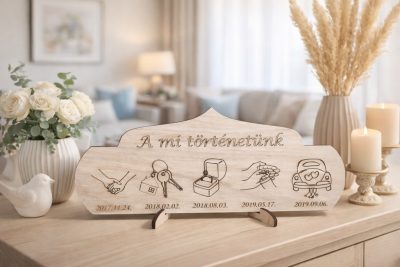 Mi Történetünk Tábla