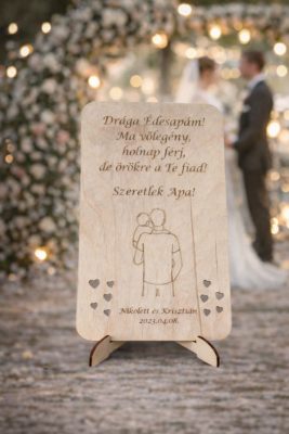 Esküvői Szülőköszöntő Ajándék (Apának Vőlegénytől)