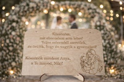 Esküvői Szülőköszöntő Ajándék (Anyának Lánytól)