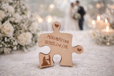 Esküvői Köszönetajándék (Puzzle)