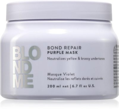 Schwarzkopf Blondme Bond Repair Purple hamvasító maszk, 200 ml