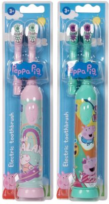 Peppa Malac elemes gyermek fogkefe 2 db pótfejjel