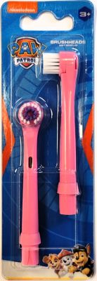 Mancs Őrjárat 2 db pótkefe Pink elemes gyermek fogkeféhez