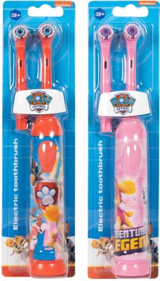 Mancs Őrjárat elemes gyermek fogkefe 2 db pótfejjel