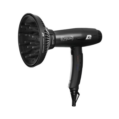 Parlux Pack Elysium hajszárító 2300 W+ Magic Compact diffúzor, Fekete