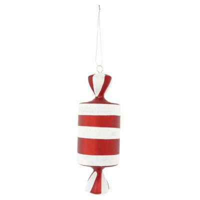 Cukorka glitteres akasztós műanyag 20cm