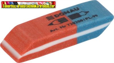 Donau Kombinált radír piros-kék (7302)