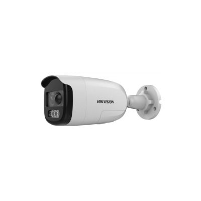 Hikvision DS-2CE12DF3T-PIRXOS(2.8mm) analóg 2 MP cső biztonsági kamera, ColorVU, 2.8 mm fix objektív, megvilágítás távolság 20 m, IP67, fém ház, kültéri