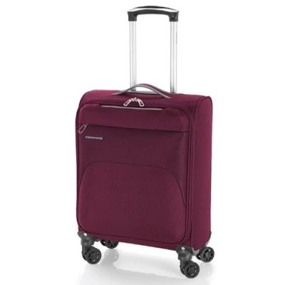Gabol Zambia bordó S Ryanair 55x40x20 bőrönd, kabinbőrönd