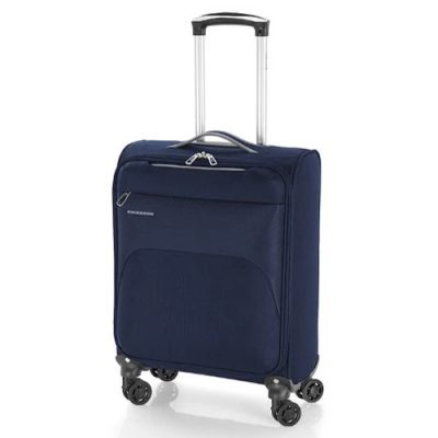 Gabol Zambia kék S Ryanair 55x40x20 bőrönd, kabinbőrönd