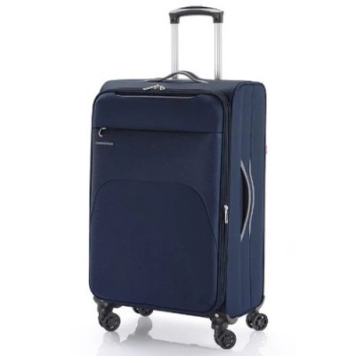 Gabol Zambia kék M feladott 20kg vászon bőrönd