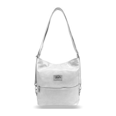 Zellia Női Válltáska-Hátizsákká Alakíthatő Td22016 Ezüst - Shiny Waves -