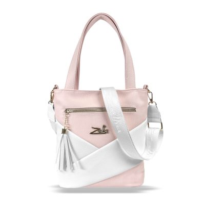 Zellia Női Válltáska 25026 Púder-Fehér