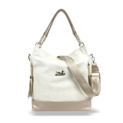 Zellia Női Válltáska 25022 Beige - Pearl -