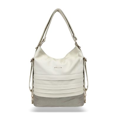 Zellia Női Válltáska/Hátizsáká Alakítható Hz-111 Beige-Arany - D217 -