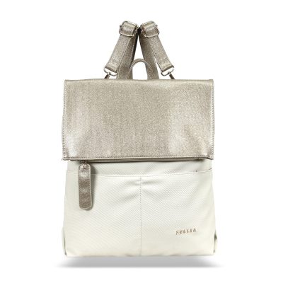 Zellia Női Hátizsák Hz-122 Beige-Arany - D217