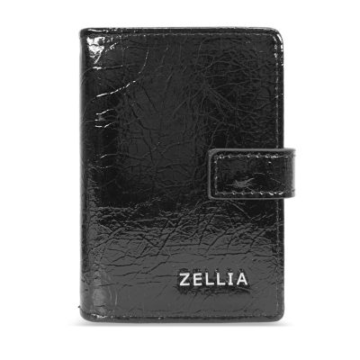 Zellia Női Kártyatartó Hz-128 D266 - 4001 - Black - Fekete Lakk