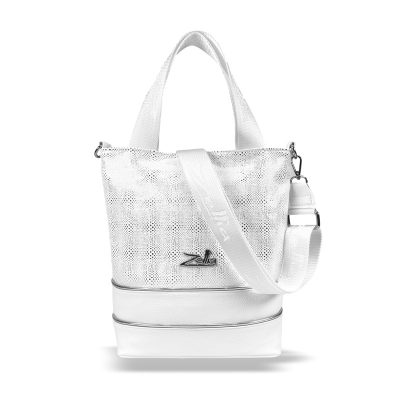 Zellia Női Válltáska/Kézitáska 21026 Fehér-Ezüst - Awi -
