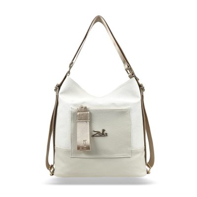 Zellia Női Válltáska/Hátizsáká Alakítható 19010 Holo Beige