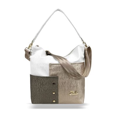 Zellia Női Válltáska Zlb232 Fehér-Arany-Bronz - Groove -