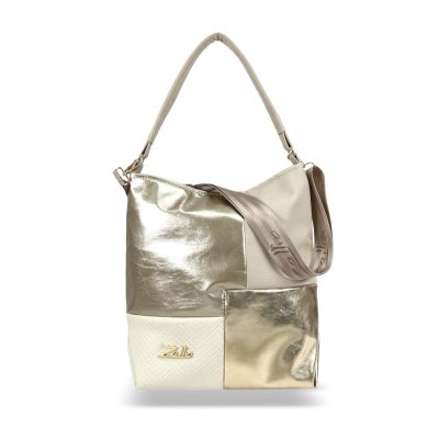 Zellia Női Válltáska Zlb111 Beige-Arany - Crown -