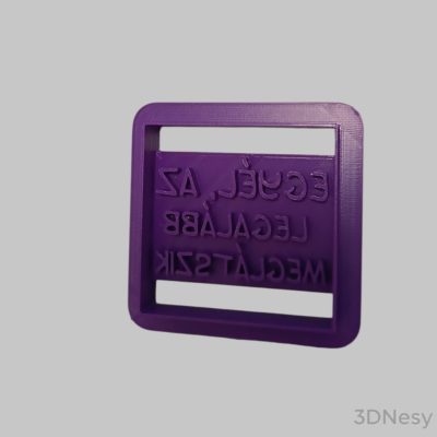 Egyél, az legalább meglátszik süti kiszúró 6x6