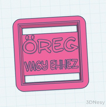 Öreg vagy ehhez süti kiszúró 7x7