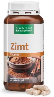 Sanct Bernhard "Fahéj Krómmal és Cinkkel" kapszula 180 db