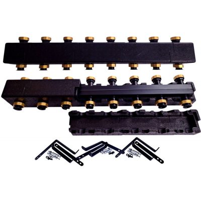 Padlófűtés szivattyúcsoportok elosztója 4 körhöz