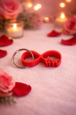 3D Forever Love - Kulcstartó