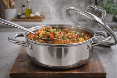 Caesar 2 literes indukciós lábas üveg fedővel, 18 m-es átmérő