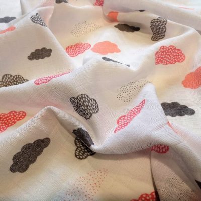 Textilpelenka - Felhő 100 % pamut 