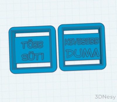 Több süti kevesebb duma süti kiszúró